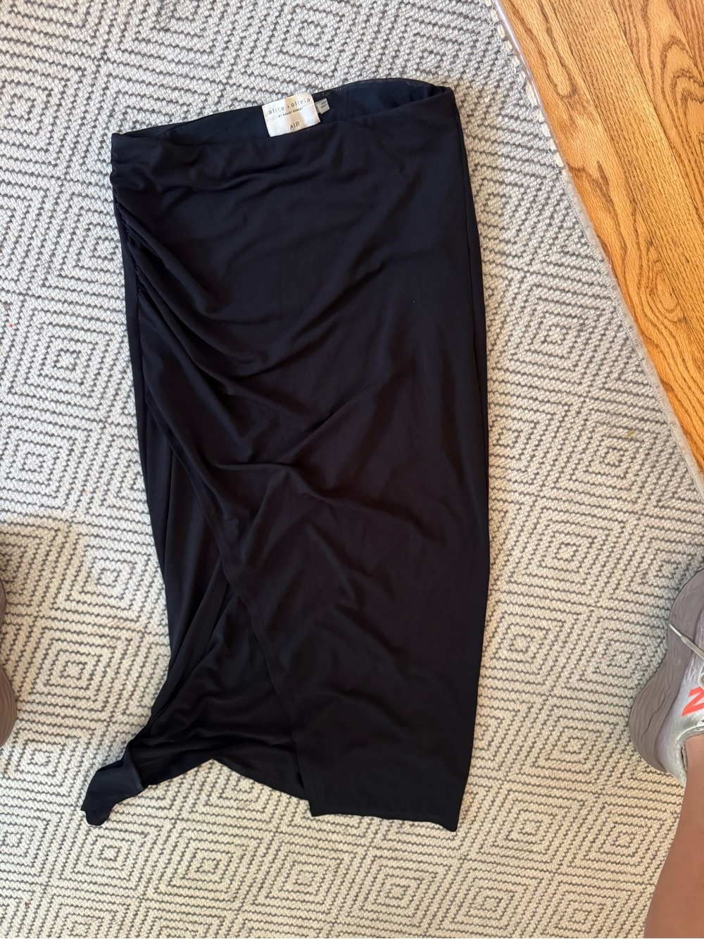 Alice + Olivia Black Maxi Skirt